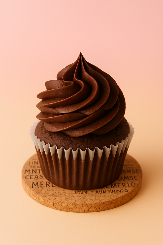 Frosted Cocoa Cupcake, Pack of 4