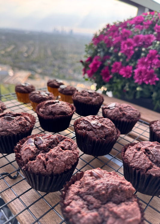 Sugar free, Keto, Chocolate Cupcake fresh