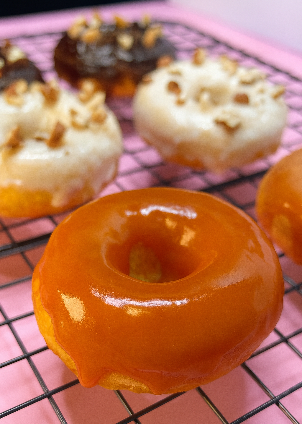 Keto-Friendly Caramel Glaze Donut – Pack of 4