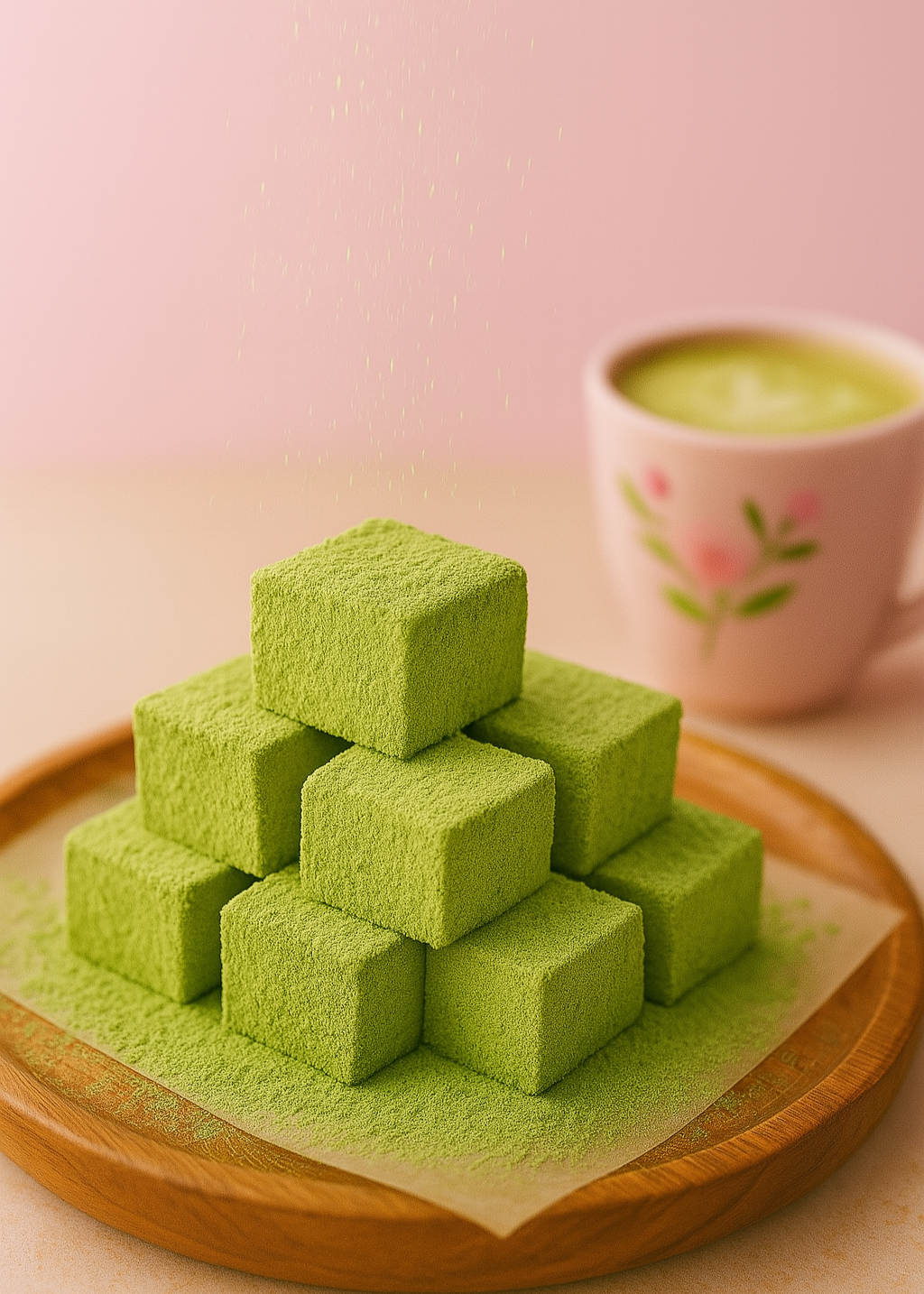 Sugar-Free Matcha Marshmallows